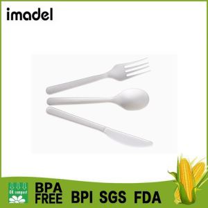 Cubiertos de plástico biodegradable